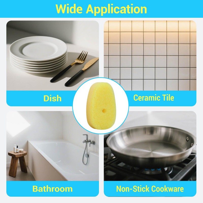 UWSTE 16Packs Dish Wand Sponge Refills for Scrub Daddy Dish