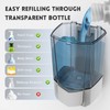 BEZADI Hand Liquid Soap Dispenser Wall Mount 20floz Commercial Single