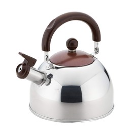 Yoshikawa SJ2433 Whistling Kettle, Made in Japan, 1.8 L (1.8 L), Brown, Chocolat