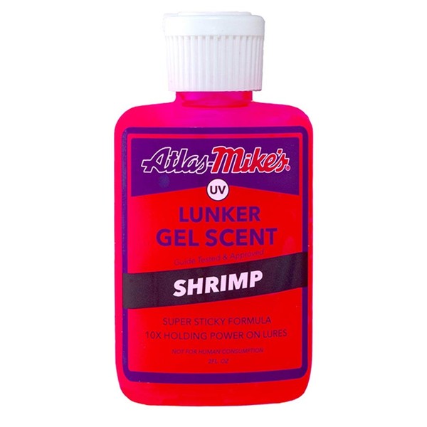Atlas Mike's UV Shrimp Gel Scent, Shrimp/Pink,2 oz, 6306