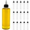 KOHAND 20 Pack 180ML/6OZ Clear Plastic Squeeze Dispensing Bottles with