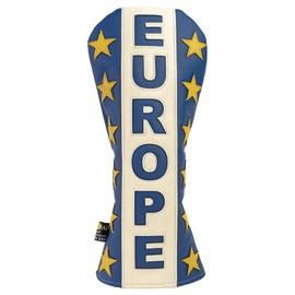 Hazzad Golf, Premium Leather Europe Golf Headcover. As Used By Professionals. Made In UK. Driver and Other Club Sizes