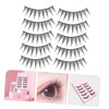 Baluue False Eyelashes Women Pack of Short and Fluffy Natural