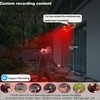 QXMH Outdoor Solar Motion Sensor - Motion Sensor Alarm, Dog