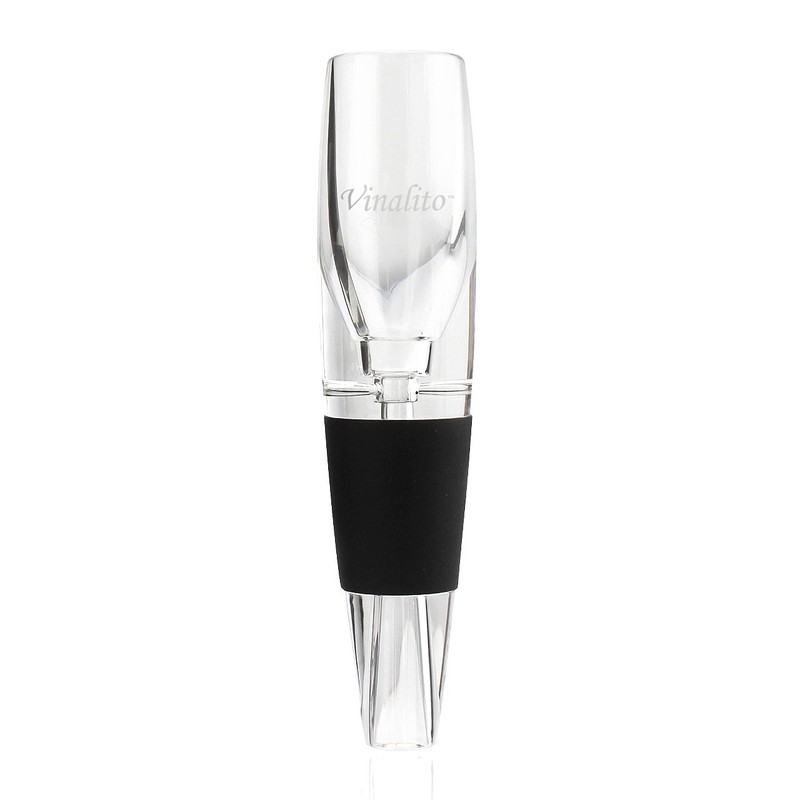 Vinalito Mini Travel Wine Aerator and Decanter with Velvet Travel