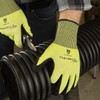 Flexzilla Pro GC160PXL Cut Resistant Sandy Nitrile Dip Gloves, ANSI