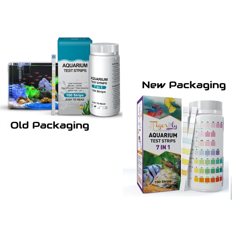 Tigerlily Enterprises 7 in 1 Test Kit Aquarium Test Strips
