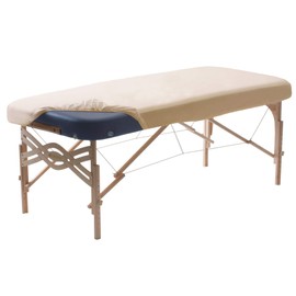 EARTHLITE Premium Mikrofaserbezug-Set für Massageliegen - Seidig, Knitterfrei, Schnelltrocknend, 3er Set (Spannlaken, Laken, Kopfstützenbezug)