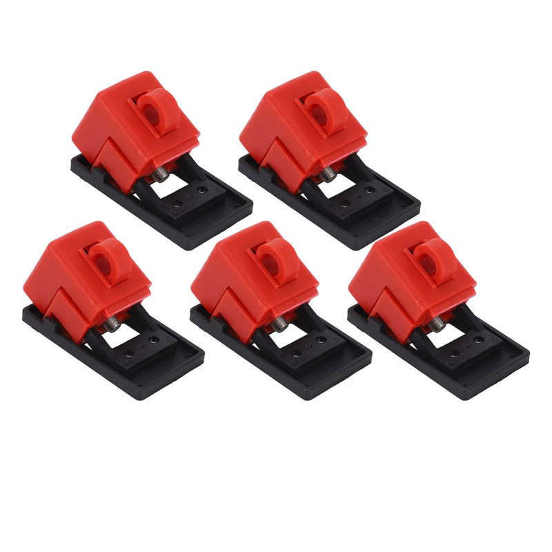 5PCS Circuit Breaker Lockout Device Detachable Cleat Plastic Clamp On
