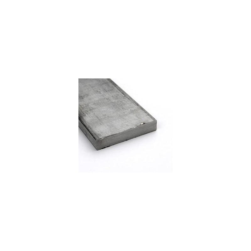 316 Stainless Steel Rectangular Bar, Unpolished (Mill) Finish, 1" Thickness,