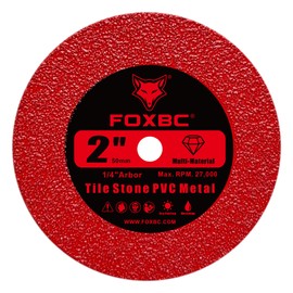 FOXBC 2 Inch Diamond Blades Tile Glass Multi-Material Cut Wheels - 10 Pack