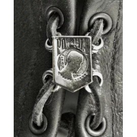 hot POW MIA SIDE LACE VEST - JACKET - BOOT EXTENDER (1 PC). NEW!!!