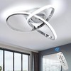 CANEOE Modern Ceiling Light Fixtures,42W Dimmable Flush Mount Led Ceiling