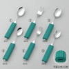 All Stainless Steel Handle (Sponge NS – 2) with Fork Small 2 N – 5 (Saito