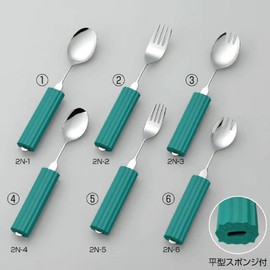 All Stainless Steel Handle (Sponge NS – 2) with Fork Small 2 N – 5 (Saito industrial) (chopsticks, spoon Flatware)