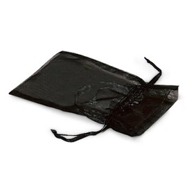 BLACK Organza Bags 3x4"with Satin Drawstrings 25 unit, 10 pack per unit.