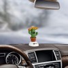 Cactus Solar Powered Shaking Head Dancing Car Ornament Dashboard Decoration