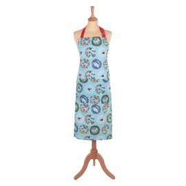 Ulster Weavers 37.4"x27.6" Frosty Garland Cotton Apron, SkyBlue