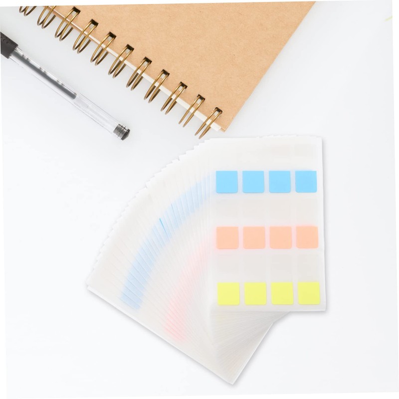 Operitacx 360pcs Index Sticker Markers Tabs Self-Stick Notes Neon Lights