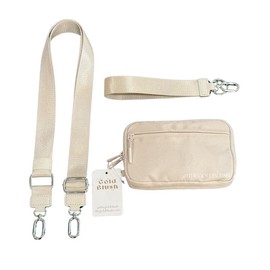 Gold Blush DualMode 2 in 1 Wallet – Nylon Wristlet & Crossbody Bag for Women, Fits Most Smartphones, Stylish & Versatile wallets purse:_Solid Olive Green