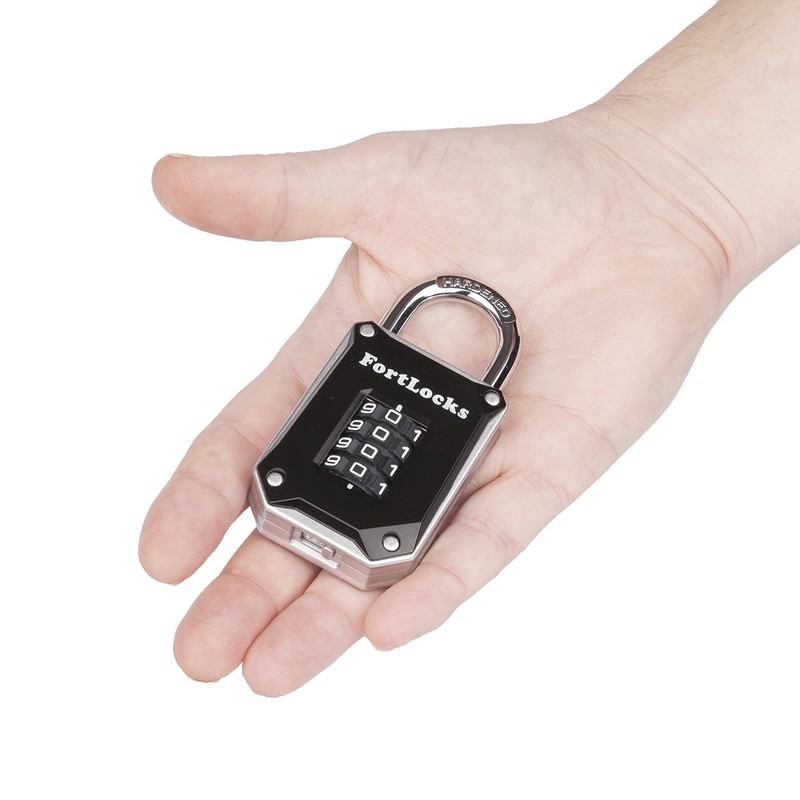 FortLocks Gym Locker Lock - 4 Digit, Heavy Duty, Hardened