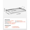 VEVOR Stainless Steel Griddle, 23x16 inch Universal Flat Top Rectangular