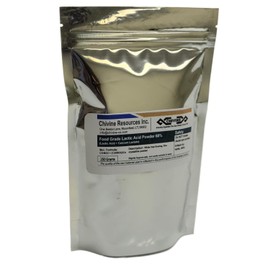 Polvo de ácido láctico (grado alimenticio) 60%