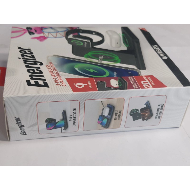 Universal, For Apple Energizer 3-in-1 Wireless Fast Charging Station "QI