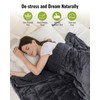 Uttermara Weighted Blanket Queen Size 20lbs for Adults, Sherpa Fleece