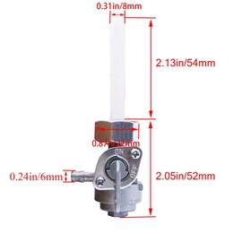 Generator Gas Tank Fuel Switch Petcock Fuel Shut Off Valve for Predator Generac Generator Parts 3500w-9000w 5.5hp-16hp M16x1.5mm 2PACK