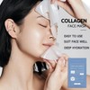 Bio Collagen Real Deep Mask,5PCS Lösliche Kollagen-Ergänzungsteile Gesichtsmaske,Hydrating Bio Collagen