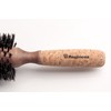 Regincós 20829 Round Hair Brush, Mixed Bristle Wood Body with