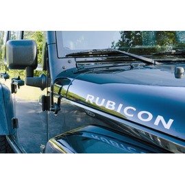 VMS Racing 50 Cal Caliber BLACK BULLET ANTENNA in Heavy Gauge Billet Aluminum Short Compatible with Jeep Wrangler JK JL Sahara Sport Rubicon Unlimited 07-20 2007-2020