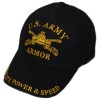 Eagle Emblems CP00116 Black U.S. Army Armor "Mobility, Power, and Speed" Cap
