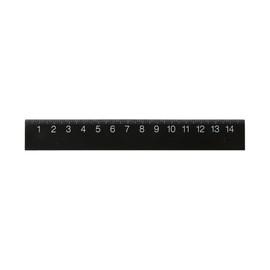MUJI NDA87A4A Double-Sided Scale Ruler 5.9 inches (15 cm)