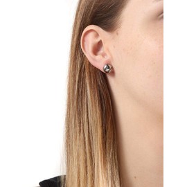 GIMMEDAT Softball Silver Stud Charm Earrings Jewelry for Women Player Mom Fan Gift