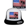 NICERIDE Pride US Flag Classic 6006 Snapback Trucker Baseball Hat