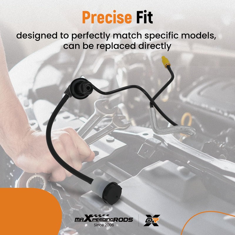 maXpeedingrods Pre-Filled Clutch Master Cylinder & Slave Cylinder Line Assembly