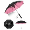 Cooling Fan Umbrella UV Guard Sun Blocking 2600mAh USB Rechargeable