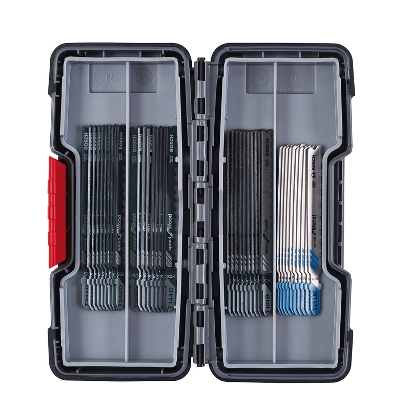 Bosch Jigsaw Blade Set in Tough Box Top Seller Wood/Metal