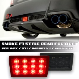 Stark Industries Bright LED F1 Style Rear Fog Lamp/Brake Tail Lights For Subaru WRX STi XV