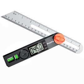 Preciva Digital T-Bevel 230 mm Adjustable Bevel Multifunctional Angle Marking Gauge Angle Bevel with Locking Function