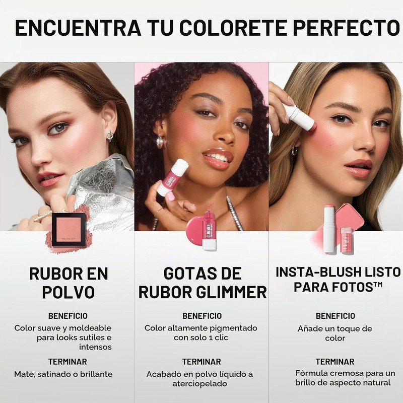 Revlon Rubor en Barra Insta-Blush Berry Kiss, 002