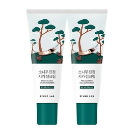 roundlab 라운드랩 소나무 진정 시카 선크림 40ml (SPF50+ PA++++) 2개