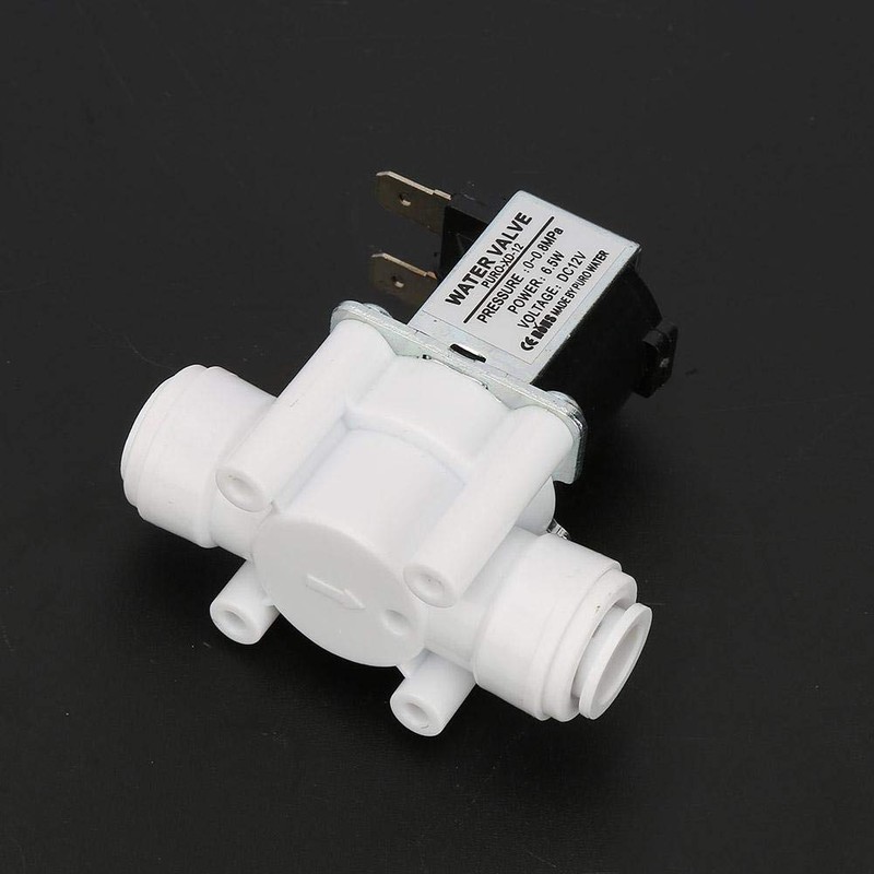 12V Solenoid Valve, DC12V Normally Close Water Valve Plastic Electric