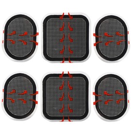 Stonenect Electrode Gel Replacement Pads Electrodes Body Pads Three-Layer Gel Pads Compatible with Slendertone Abdominal Toning Belts (6)