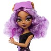 Monster High Muñeca Reveal Pijamas Monstruosas Clawdeen para niñas de
