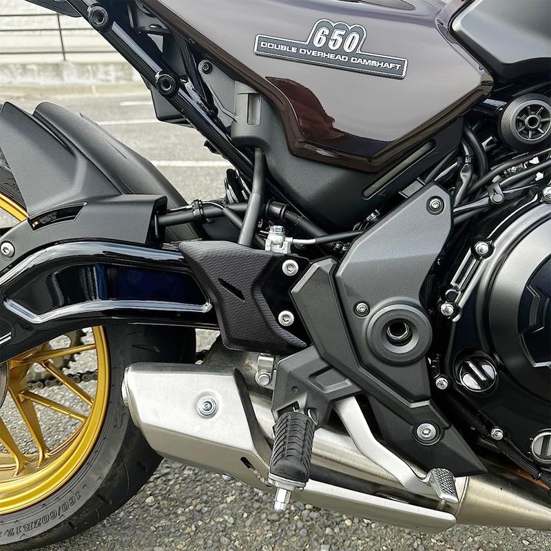 LEDISHUN Motorcycle Front Footpeg Protection Cover Foot Peg Footrest set