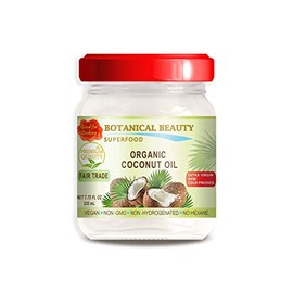 COCONUT OIL.ORGANIC FAIR TRADE 100% Pure. EXTRA VIRGIN / UNREFINED / RAW / COLD PRESSED. AMAZING SUPER FOOD. GOOD FOR COOKING. 7.75 Fl.oz – 225 ml.