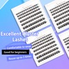 Obeyalash (Canna-WL016) Individual Eyelashes, 84 Pieces, Cluster Lashes, C Curl,